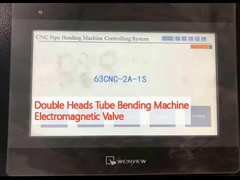 Maszyna do gięcia rury z podwójnymi głowami zawór elektromagnetyczny