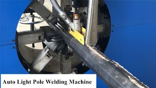 Zgrzewarka do słupów oświetleniowych. Zgrzewarka do słupów piramidowych i ośmiokątnych. Zgrzewarka do słupów