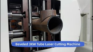 Maszyna do cięcia laserowego rur o mocy 3KW | Uchwyt pneumatyczny 240 mm | Obcinak do rur CNC o dużej prędkości